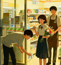 便利店偶遇后，我们成了彼此的光